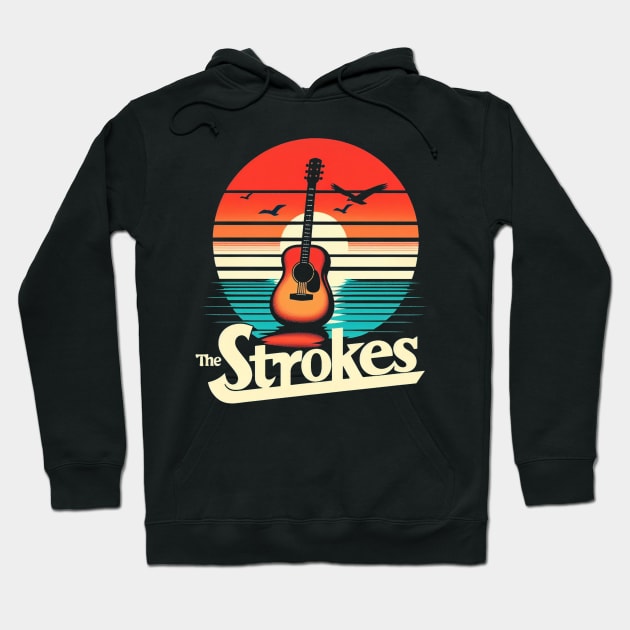 The Strokes Retro Hoodie by DarkWave